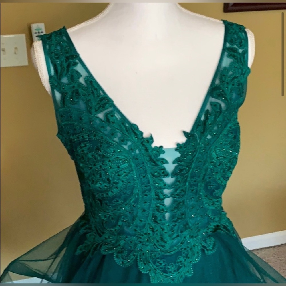 Emerald Green Dress Gem